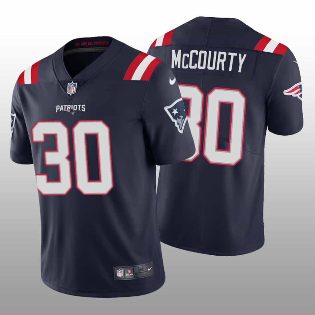 Men New England Patriots #30 Jason McCourty Nike Navy Vapor Limited NFL Jersey